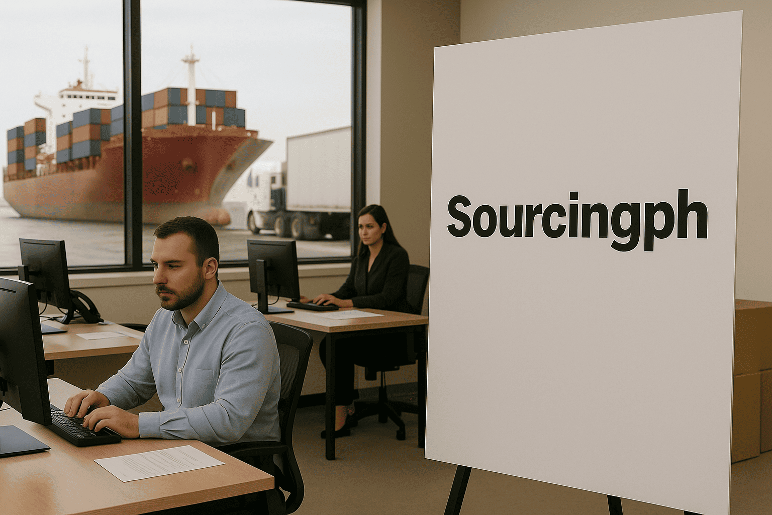 Sourcingph Office Scene