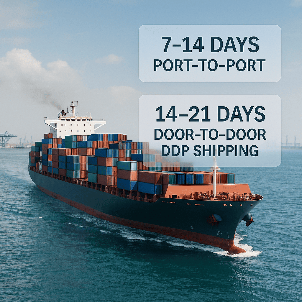 China to Philippines shipping time map