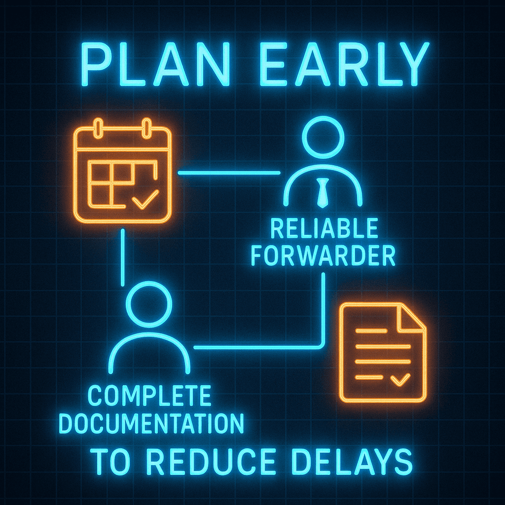 Reduce sea freight delays