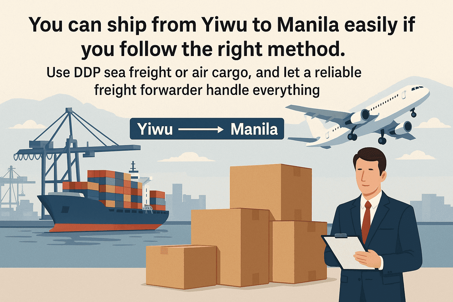 Shipping from Yiwu to Manila