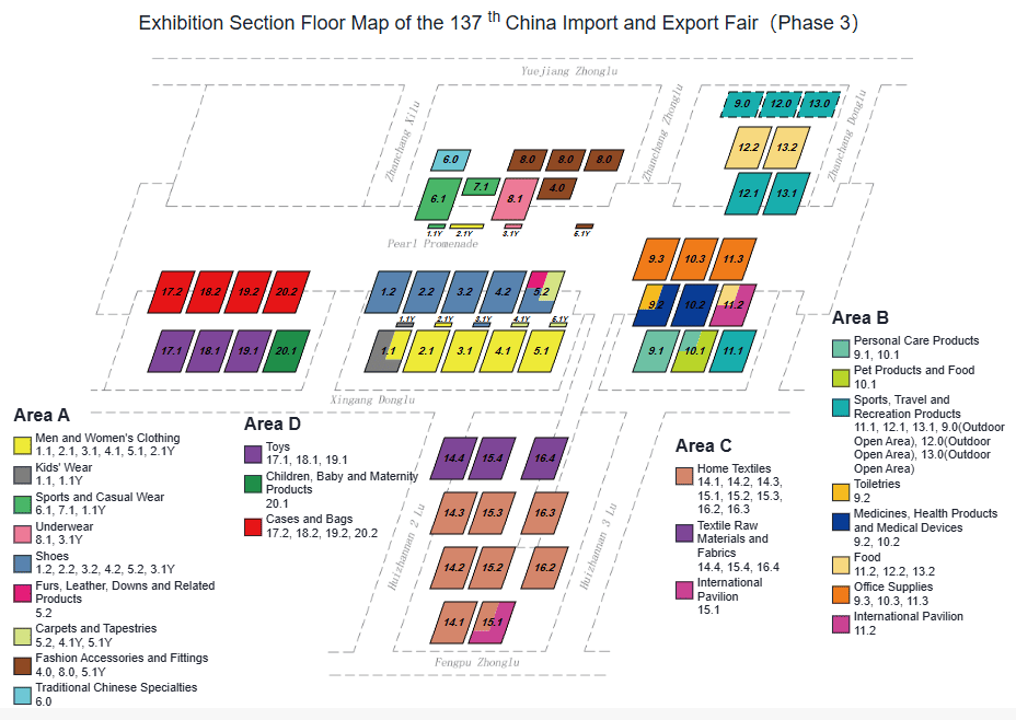 Canton Fair Phase 3 Garments and Agriculture