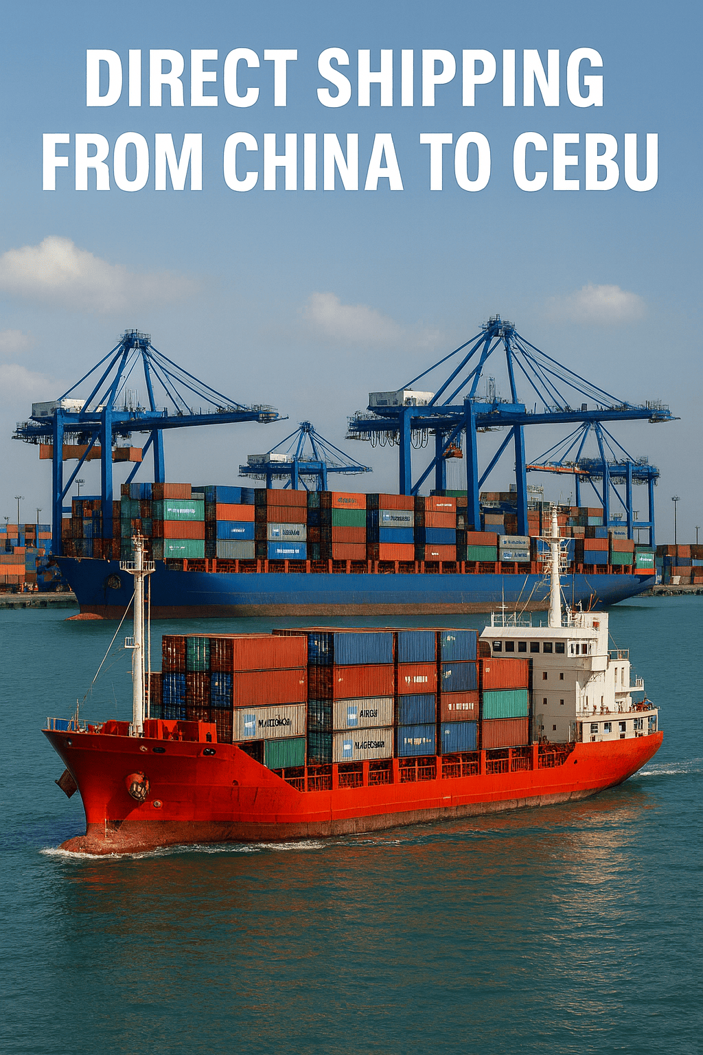 Direct shipping from China to Cebu