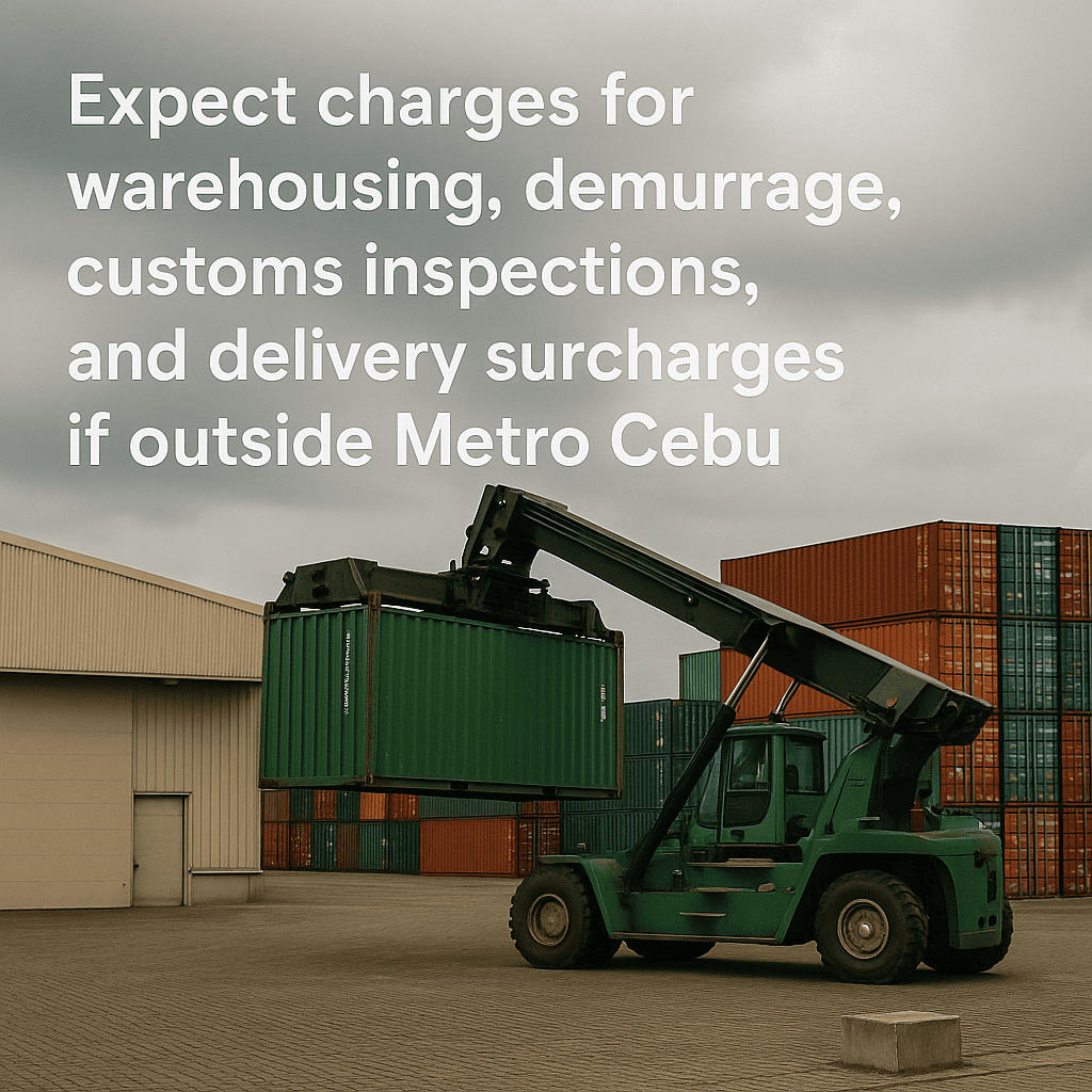 Hidden shipping fees illustration