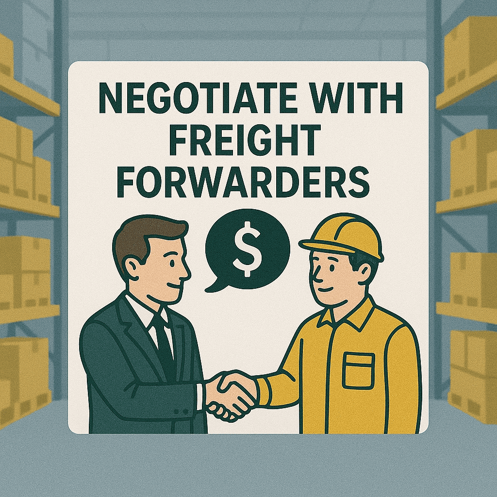 negotiate freight forwarders China