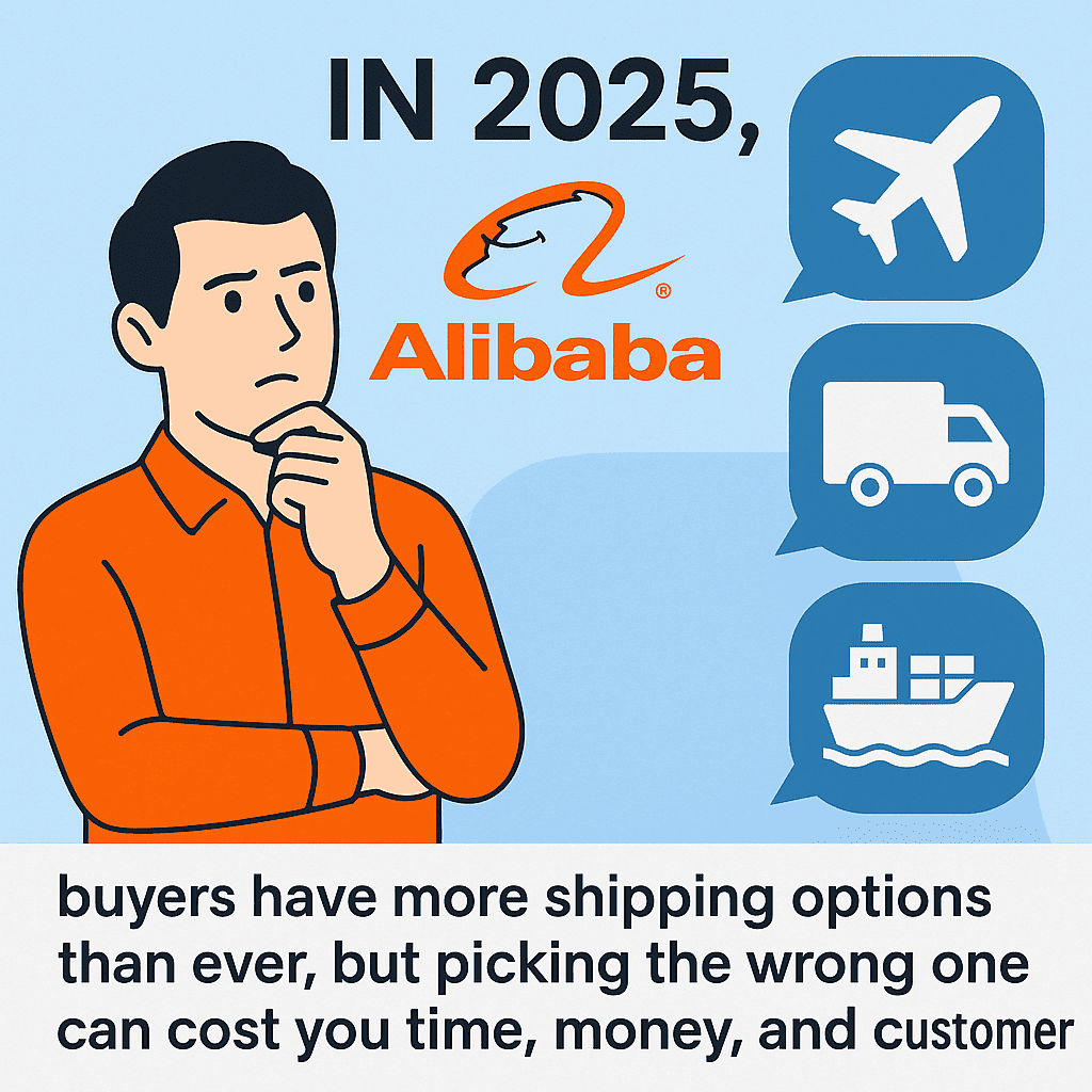 Alibaba shipping options 2025