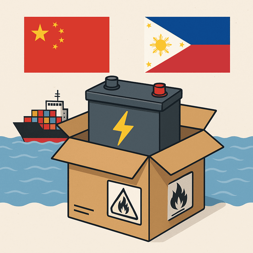 lithium battery shipping process