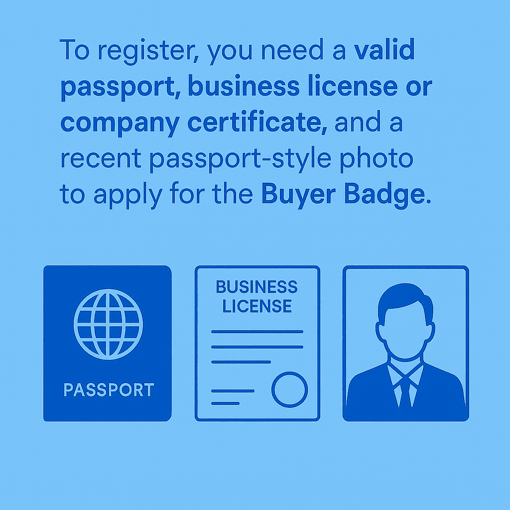Required documents for Canton Fair