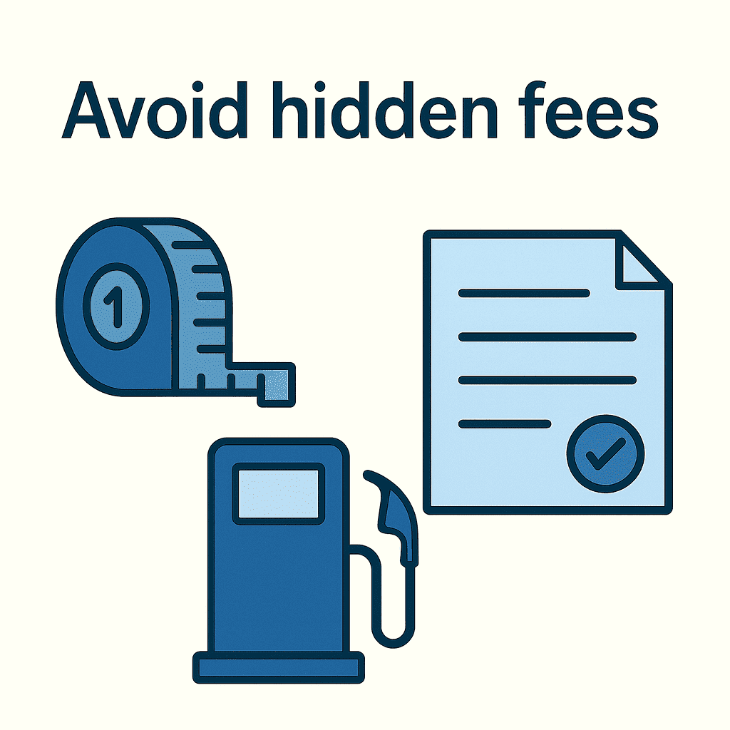 Avoid shipping hidden fees