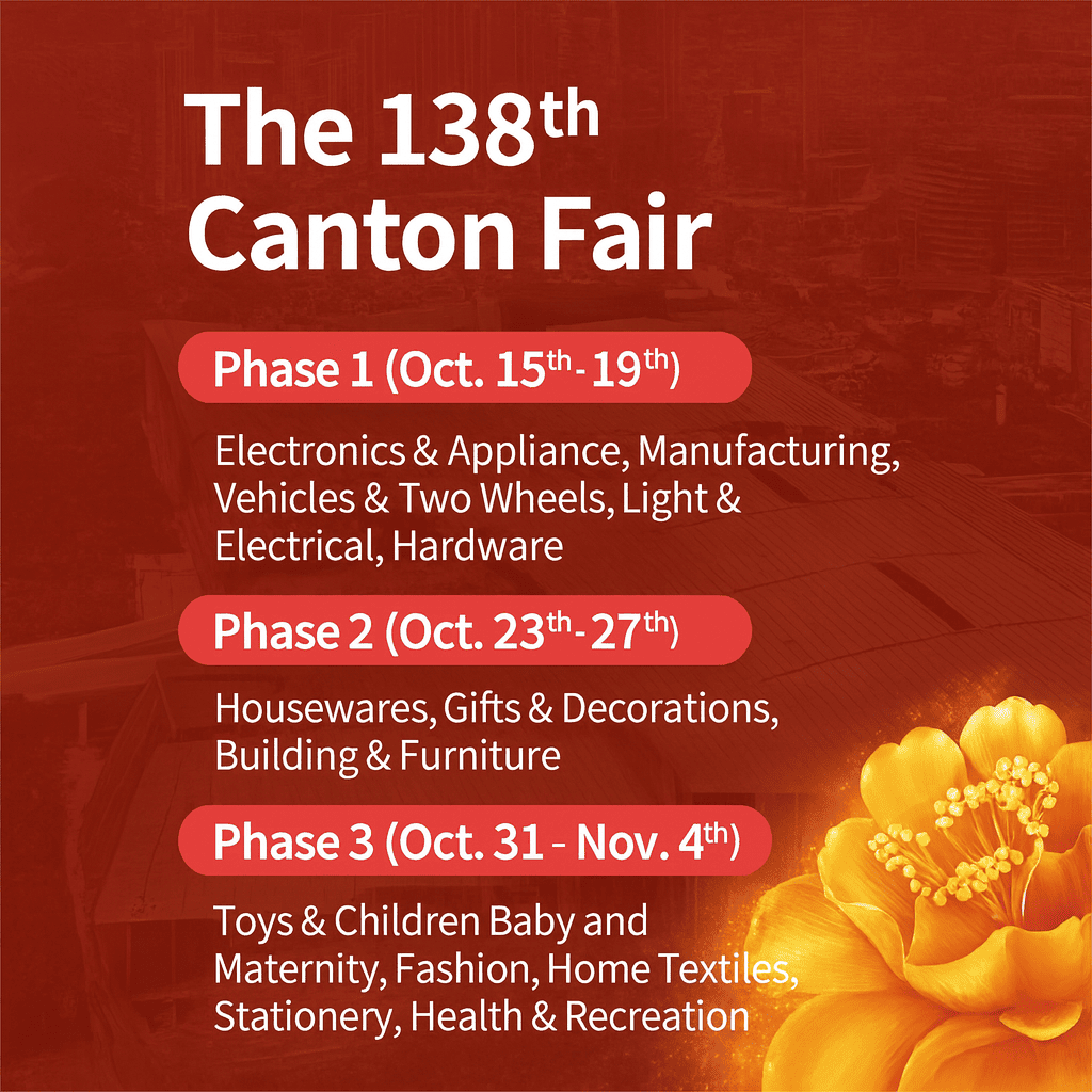Canton Fair location and schedule