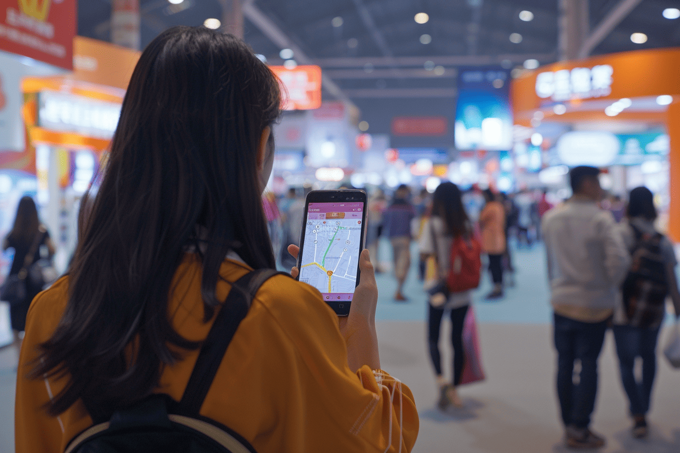 Canton Fair app map and navigation