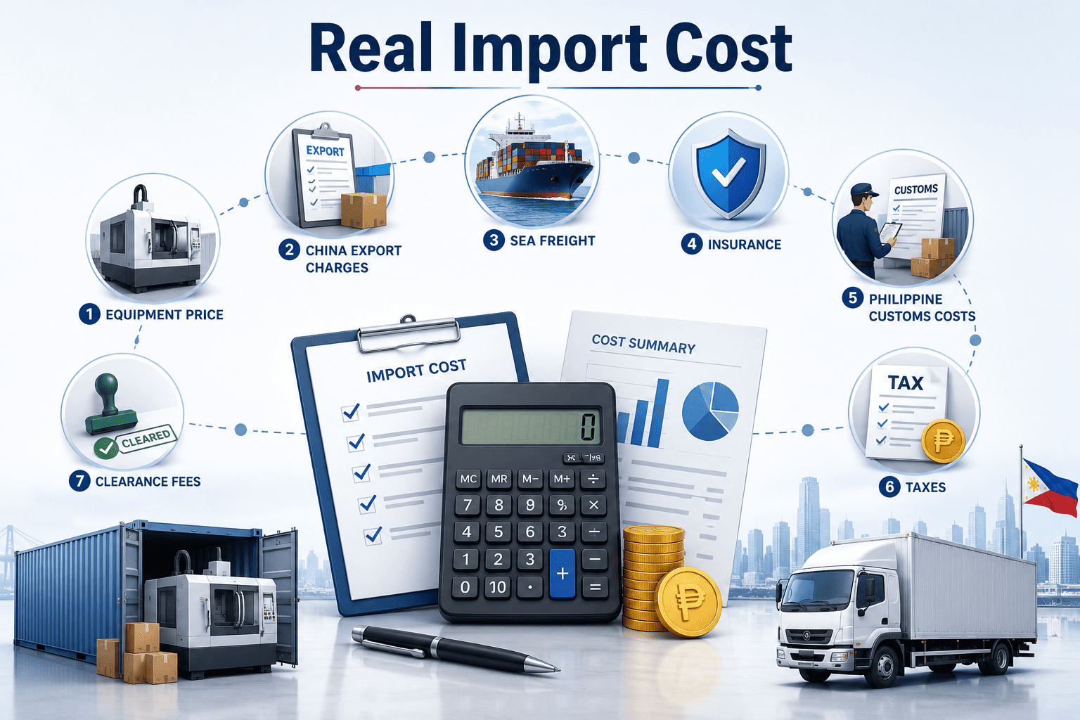 commercial solar power system imported from China to the Philippines